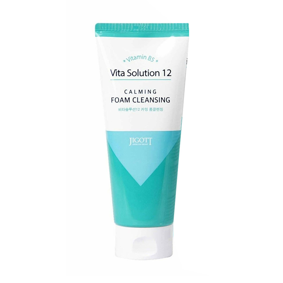 Заспокійлива пінка для вмивання Jigott Vita Solution 12 Calming Foam Cleansing, 180 мл